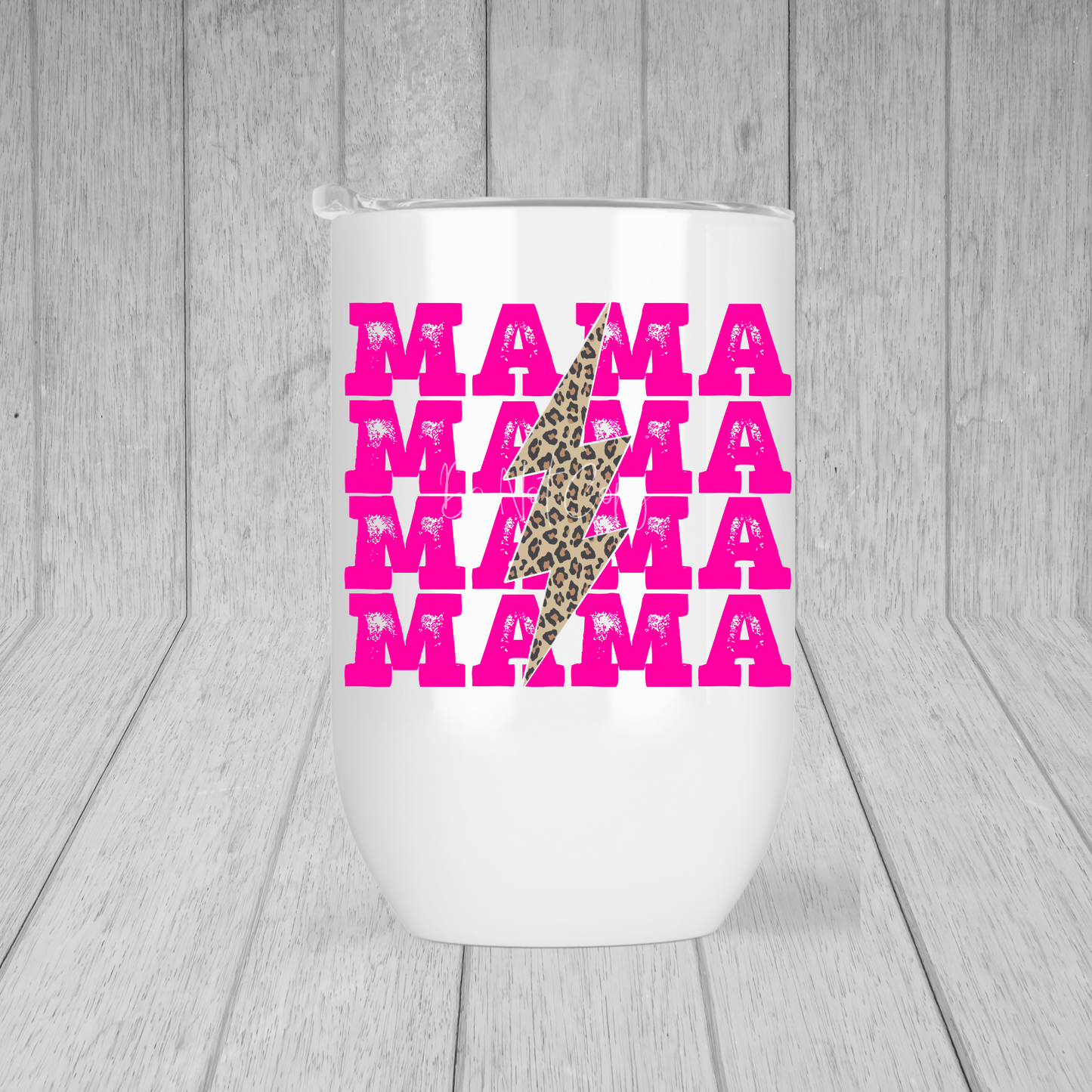 Pink MAMA bolt Lil' Tumbler