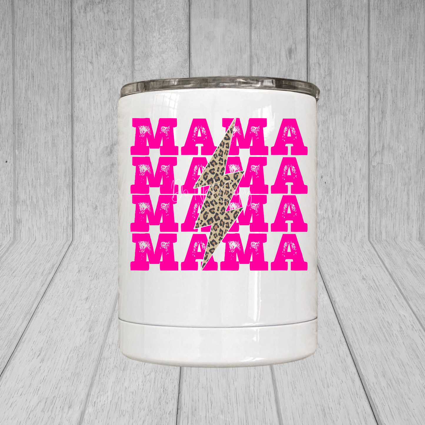 Pink MAMA bolt Lil' Tumbler