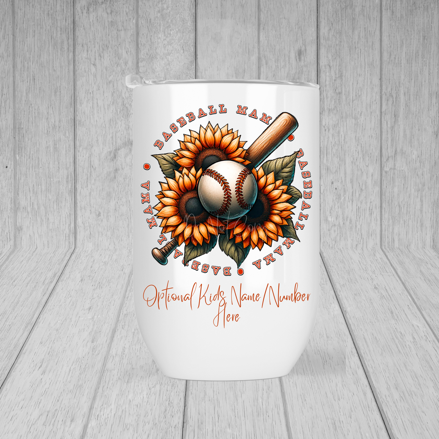 Baseball and Softball Mama of Both Sunflower Lil' Tumbler