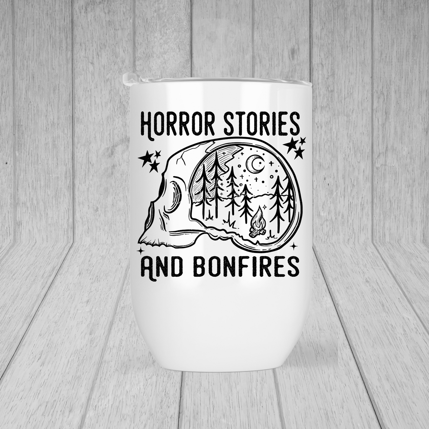 Horror Stories and Bonfires Lil' Tumbler