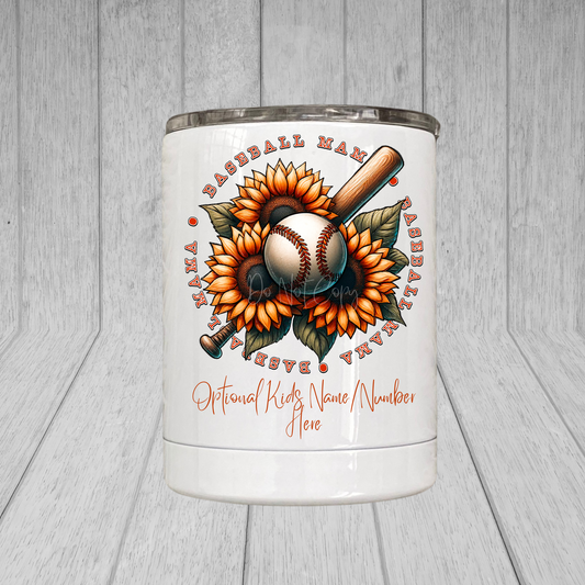 Baseball and Softball Mama of Both Sunflower Mug