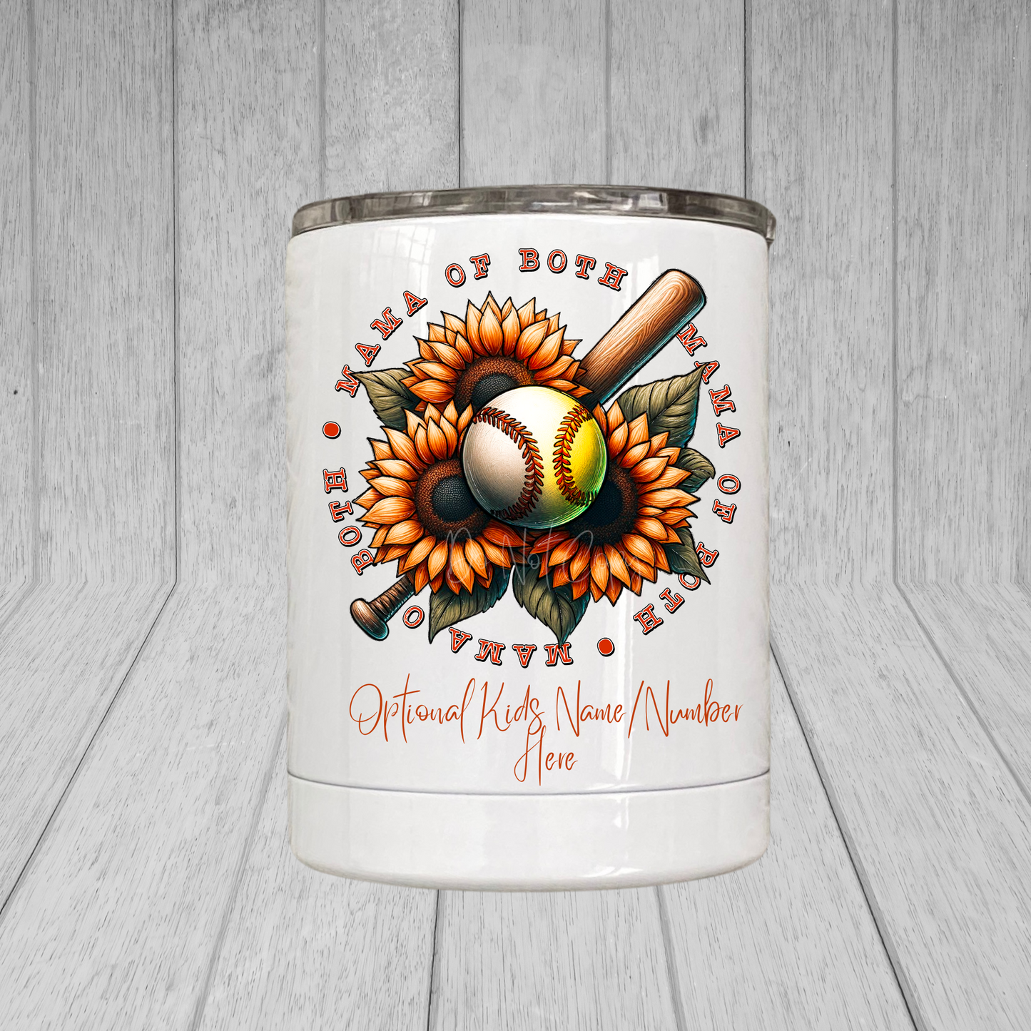 Baseball Mama Sunflower Mug