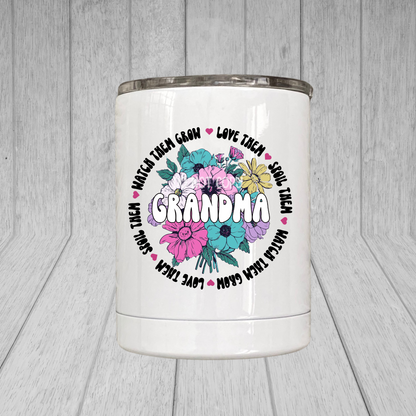 Grandma Bright Floral Lil' Tumbler