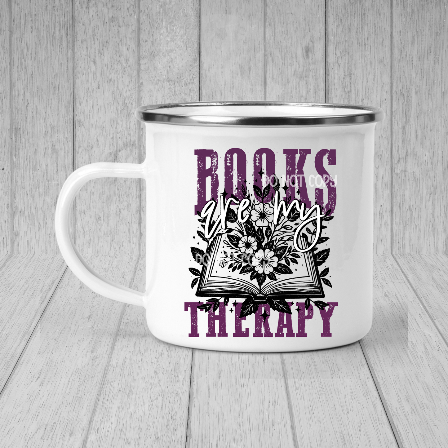 Books are my therapy MUG