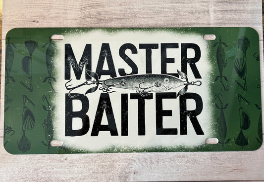 Master Baiter License Plate