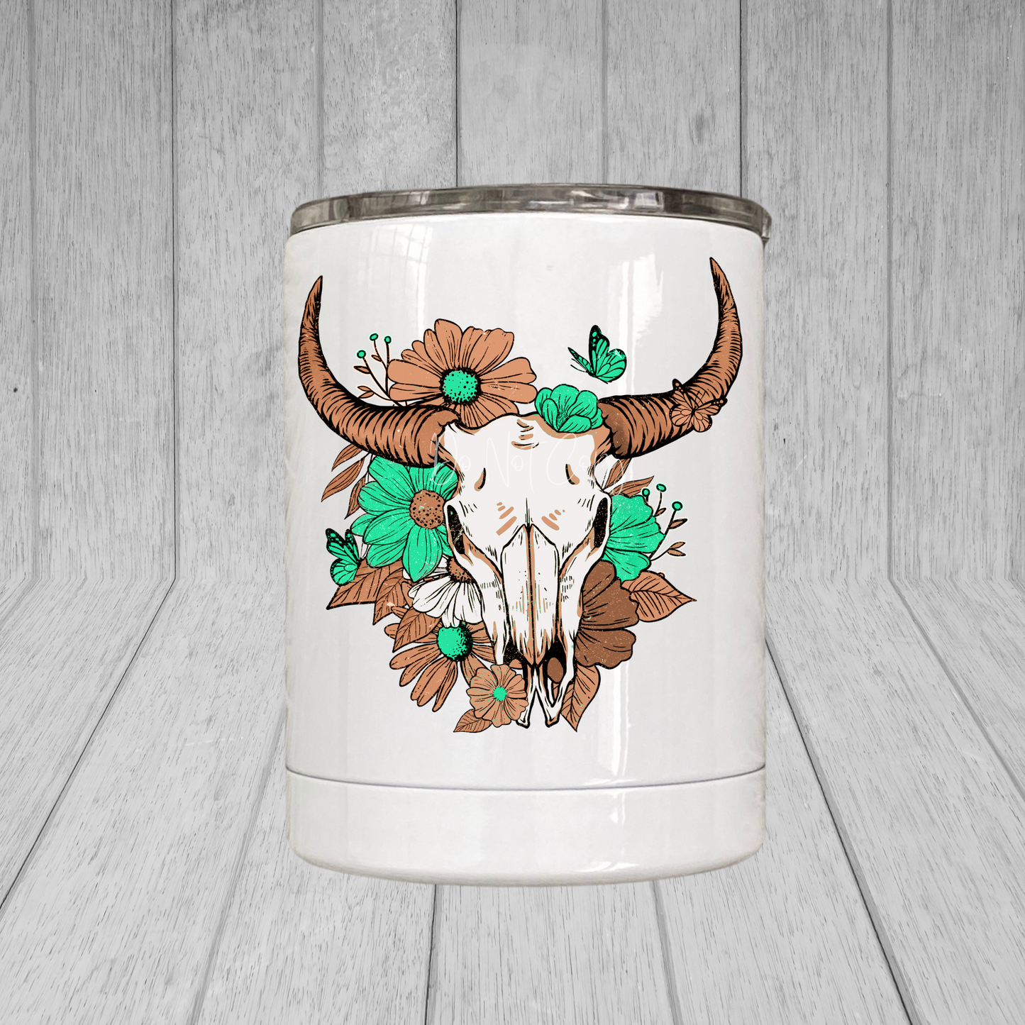 Western Skull Lil' Tumbler