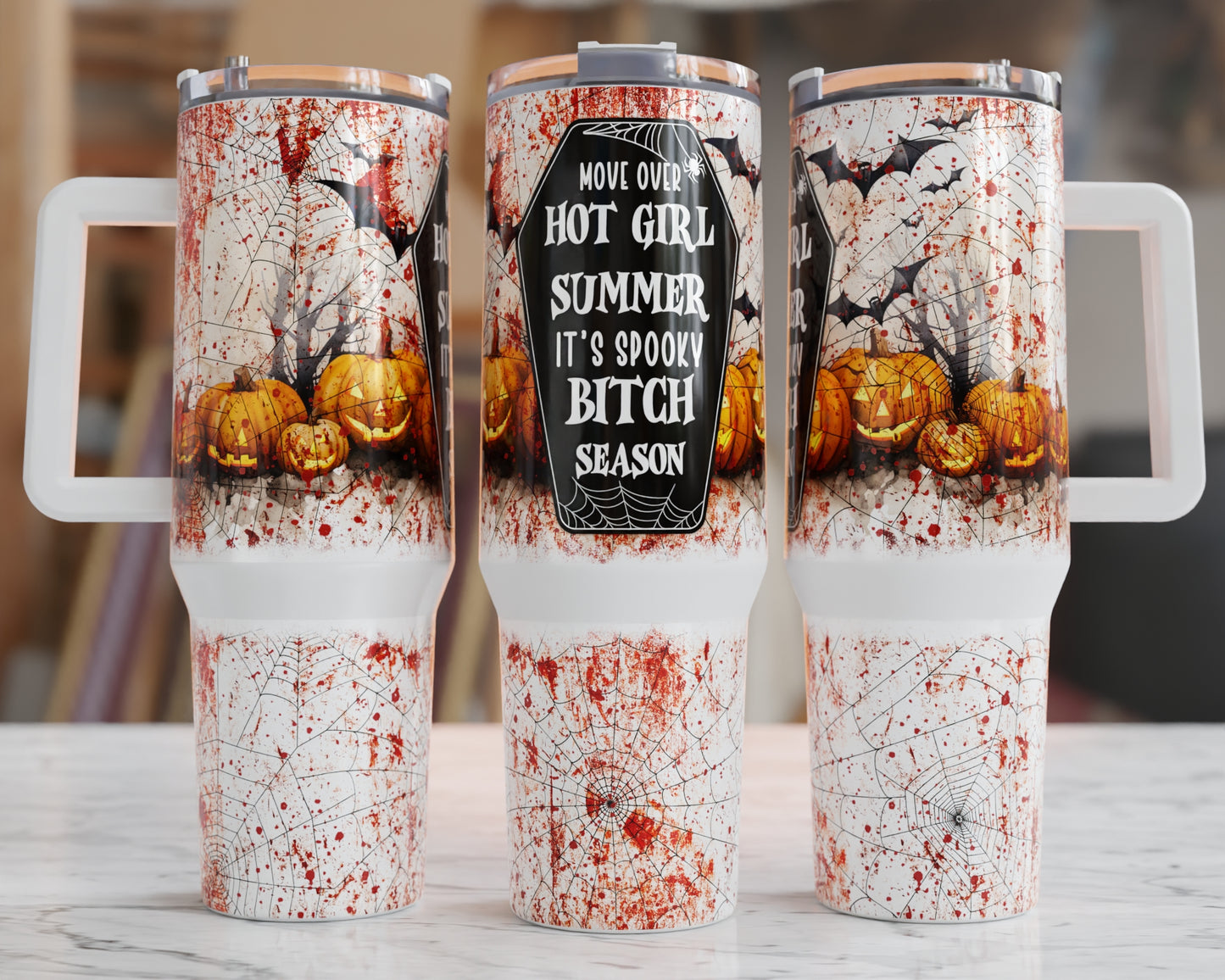 Spooky Bitch Season 40oz Tumbler