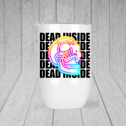 Dead Inside Neon Skull Lil' Tumbler