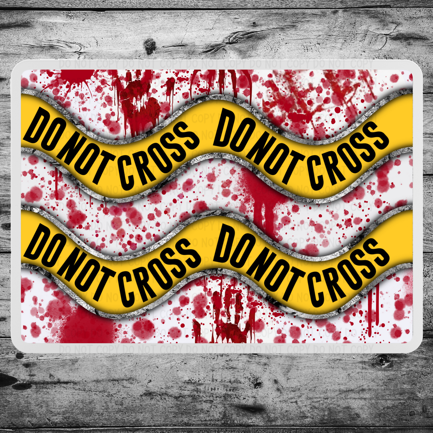 Do Not Cross Mouse Pad