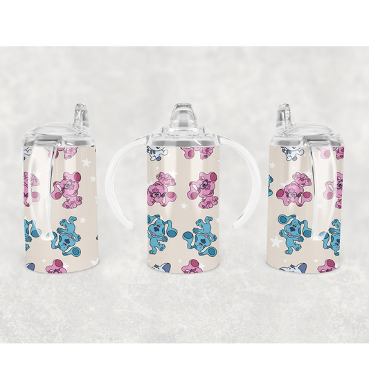 Blue and Magenta Kids Tumbler