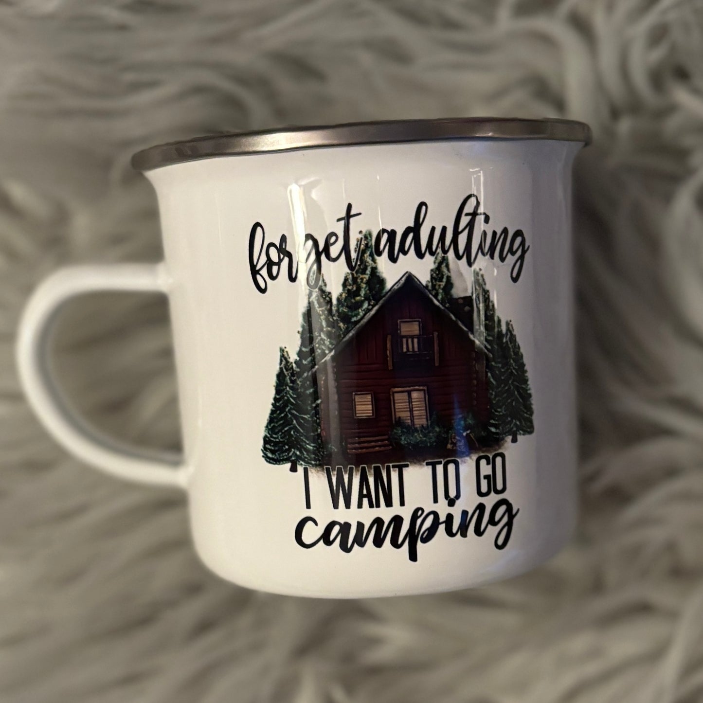 I want to go camping MUG