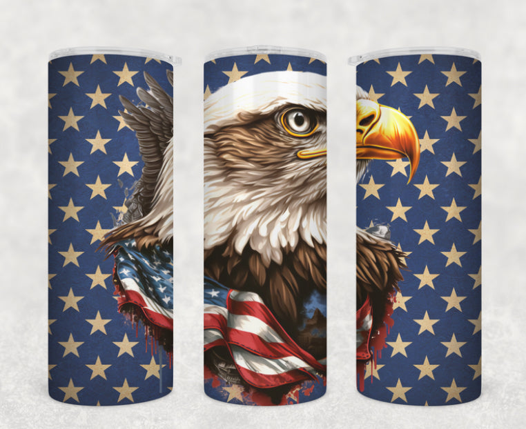 American Eagle with stars Tumbler