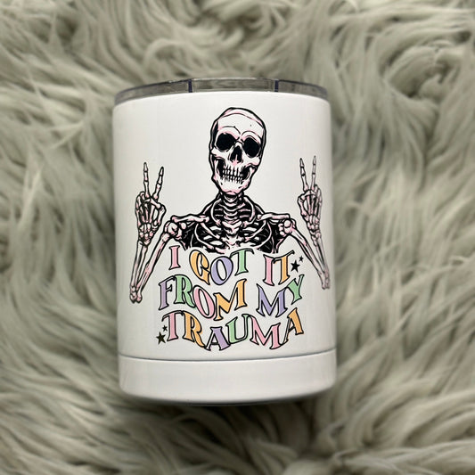 I Got It from My Trauma Skeleton Mug