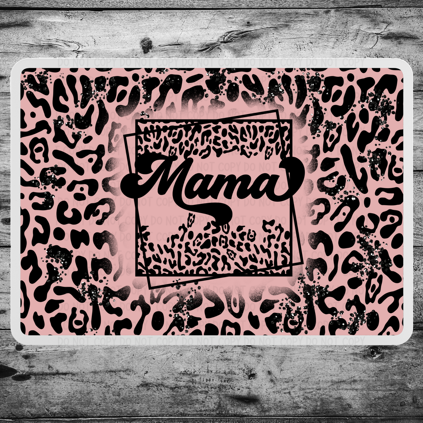 Mama Leopard Mouse Pad