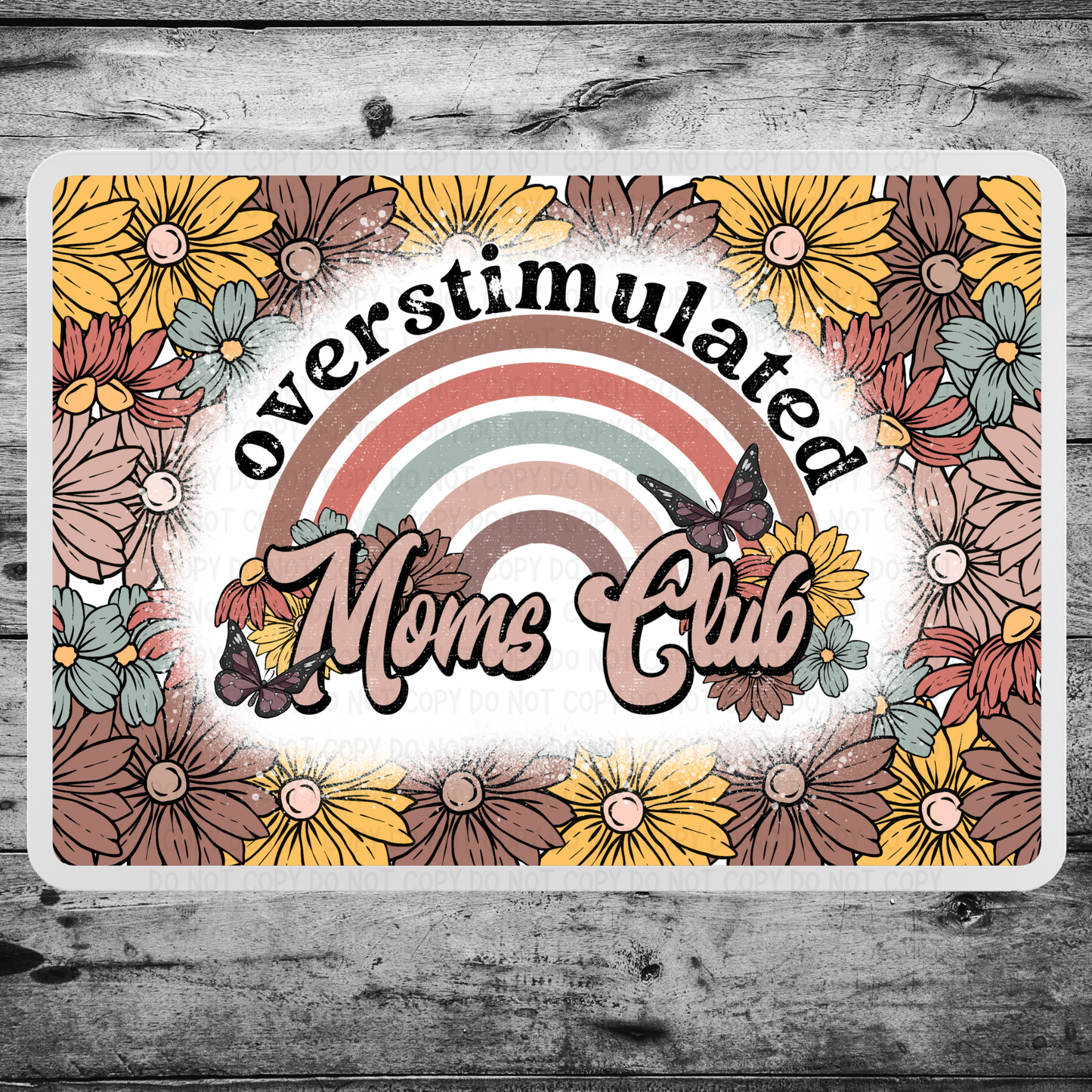 Overstimulated Moms Club Mouse Pad