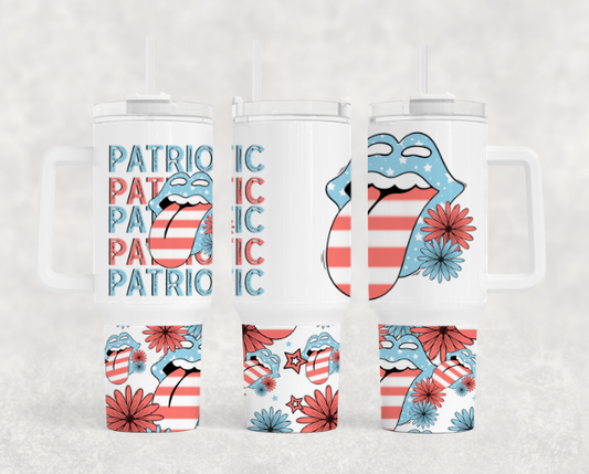 Patriotic Tongue 40oz Tumbler