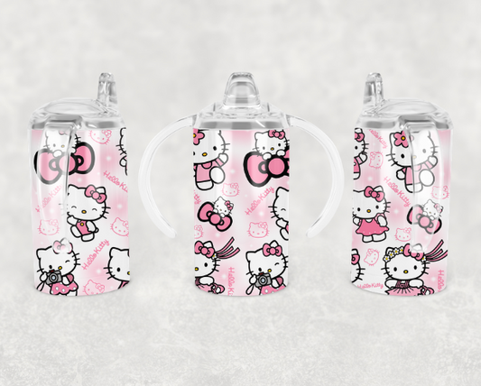 Pink Kitty Kids Tumbler