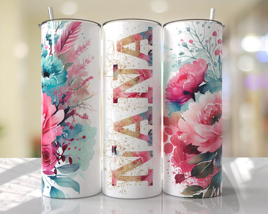 Nana Floral Tumbler