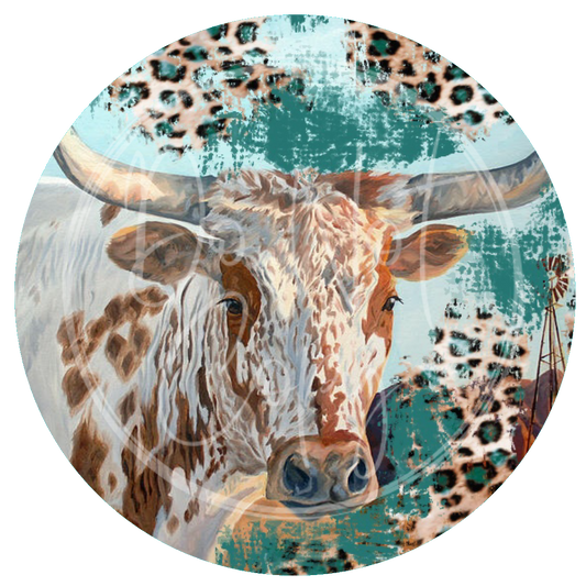 Longhorn Leopard Car Coaster Set