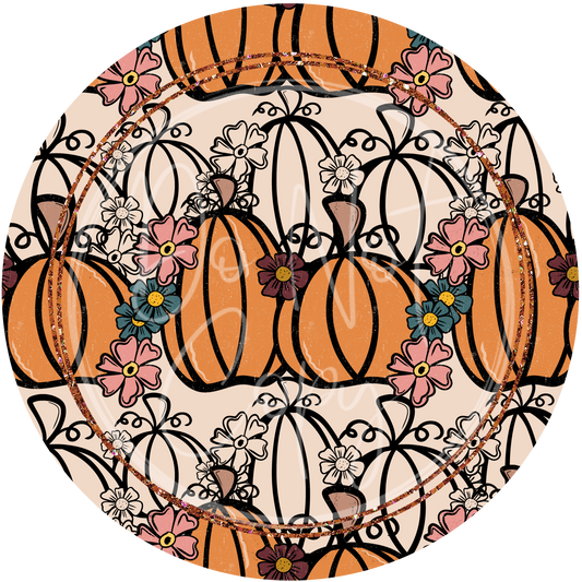 Pumpkin Patch Car Coaster Set