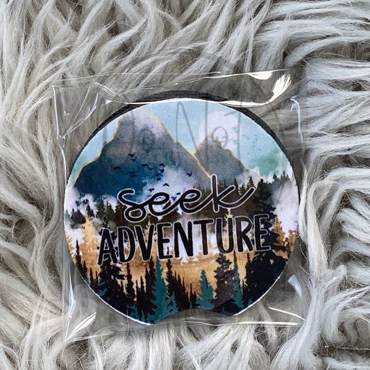 Seek Adventure Car Coaster Set