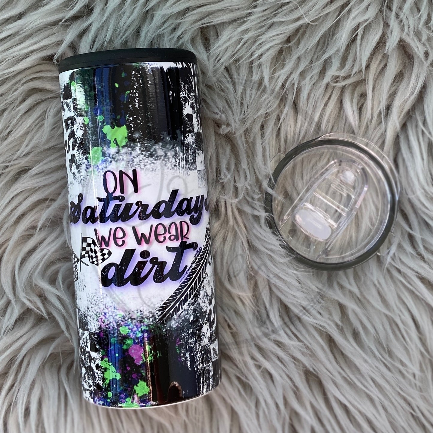 On Saturdays We Wear Dirt Can Cooler