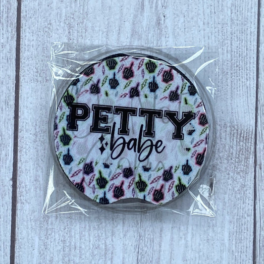 Petty Babe Car Coaster Set