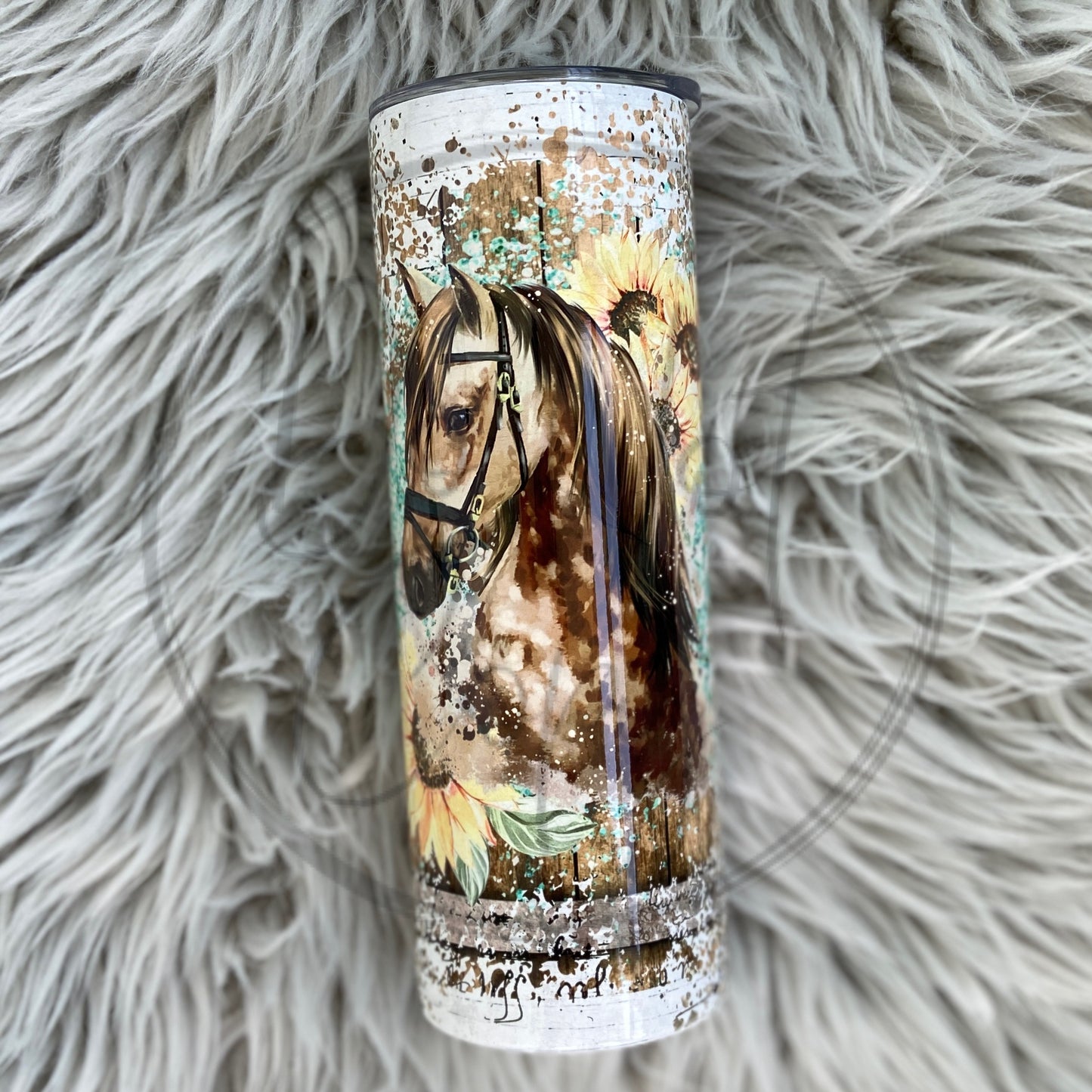 Leopard Horse Tumbler