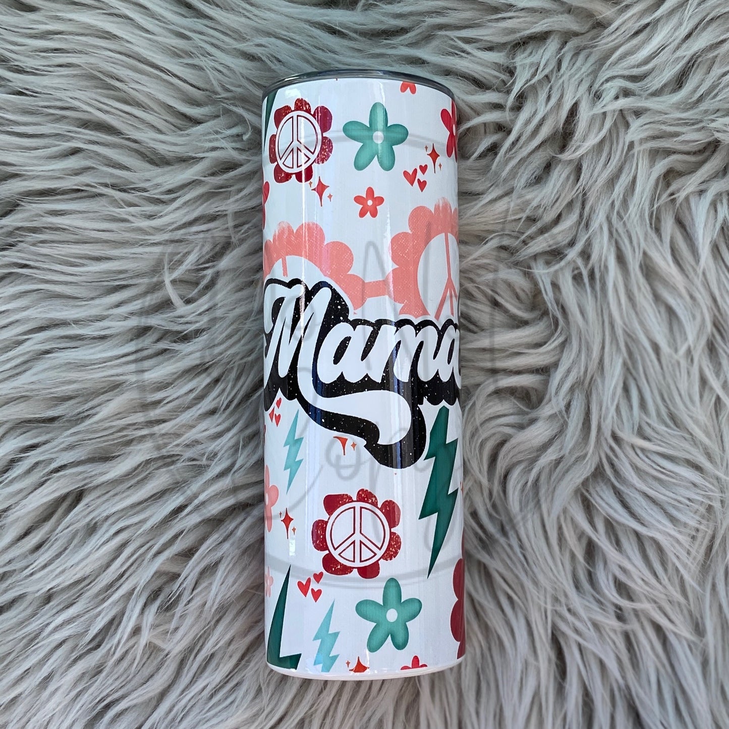 Mama Retro Bolt Tumbler