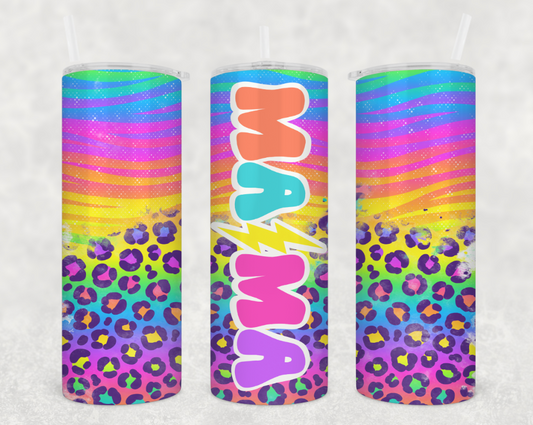 MAMA bright leopard Tumbler