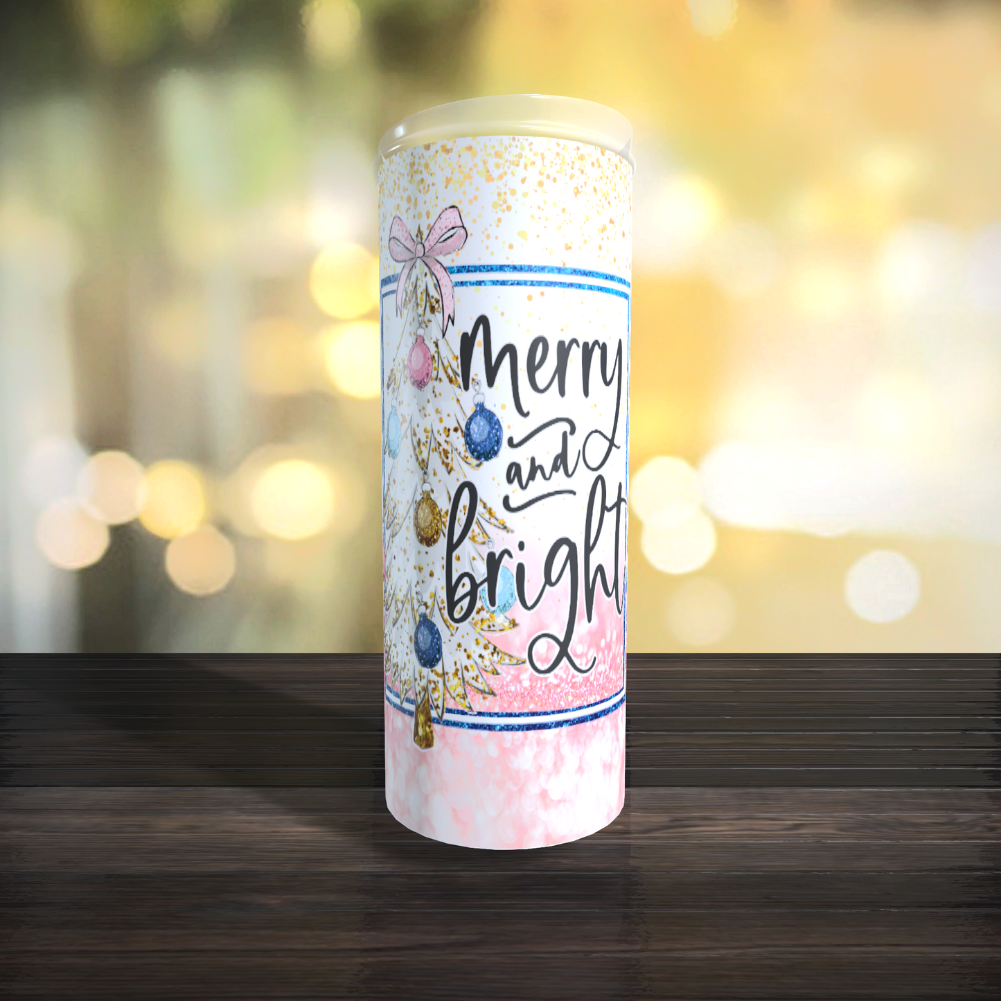 Merry and Bright TUMBLER