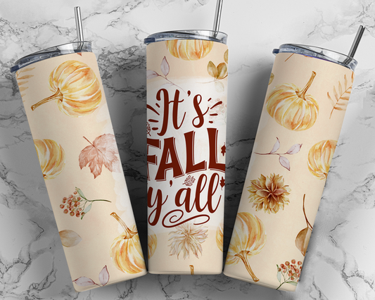 It's Fall Y'all Tumbler