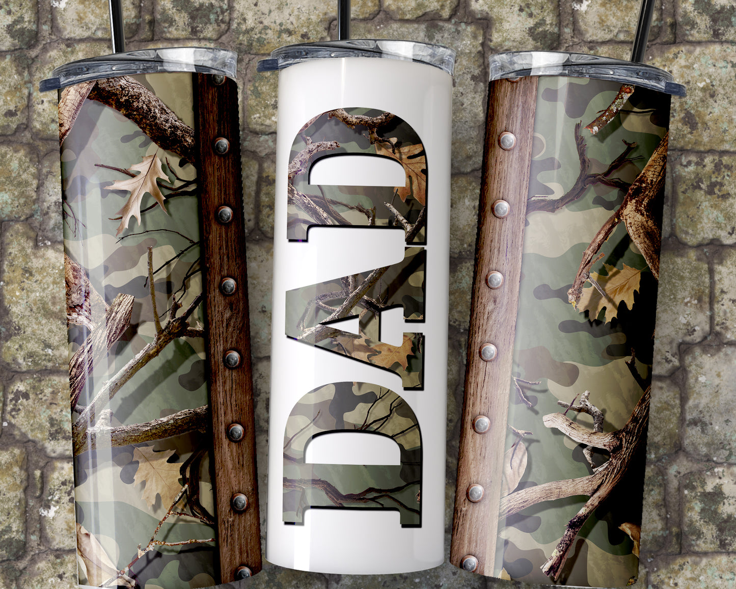 Dad Camo Tumbler