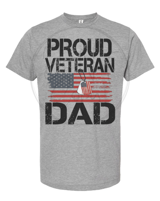 PROUD VETERAN DAD Tee