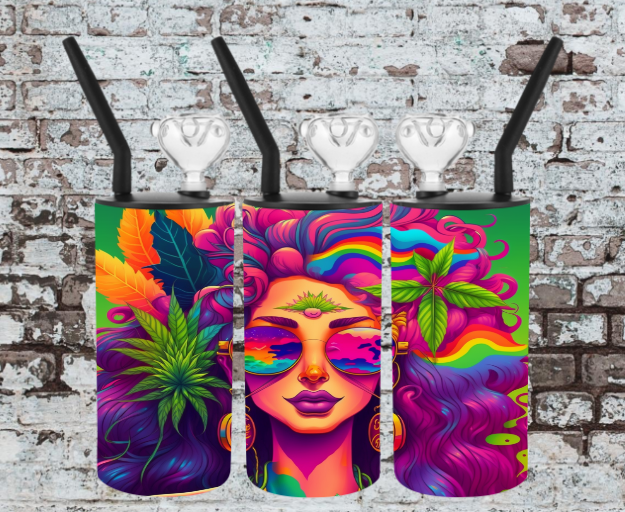 Weed Girl Hookah Tumbler