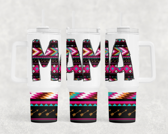 Aztec 4 Mama BIG Tumbler with Handle