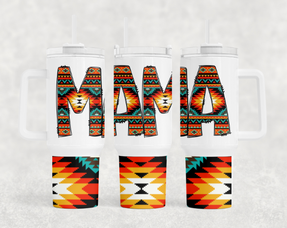 Aztec 3 Mama BIG Tumbler with Handle