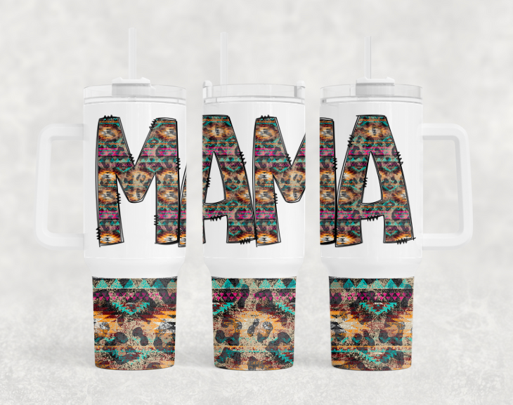 Aztec 2 Mama BIG Tumbler with Handle