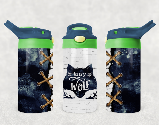 Mini & Me Raising Tiny Wolves Tumbler Set