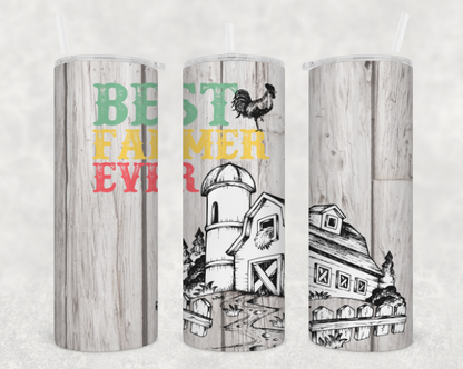 Mini & Me Best Farmer Ever Tumbler Set