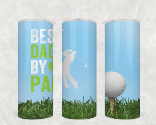 Mini & Me Best Dad By Par Tumbler Set