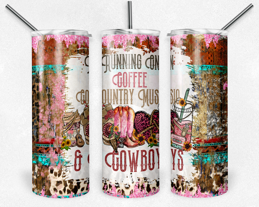 Coffee country music and cowboys Tumbler