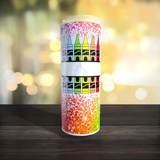 Personalized Crayon  Tumbler