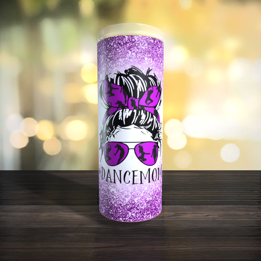 Dance Mom Purple Tumbler