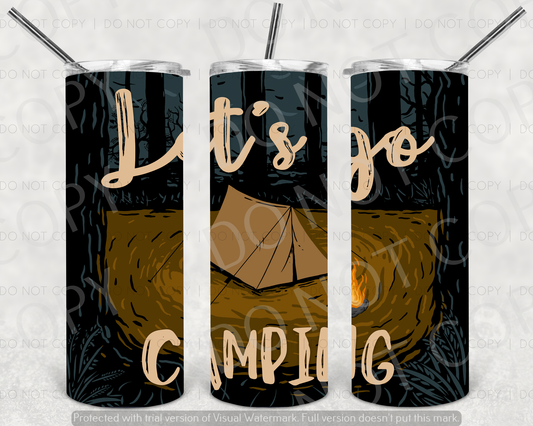 Lets go camping Tumbler