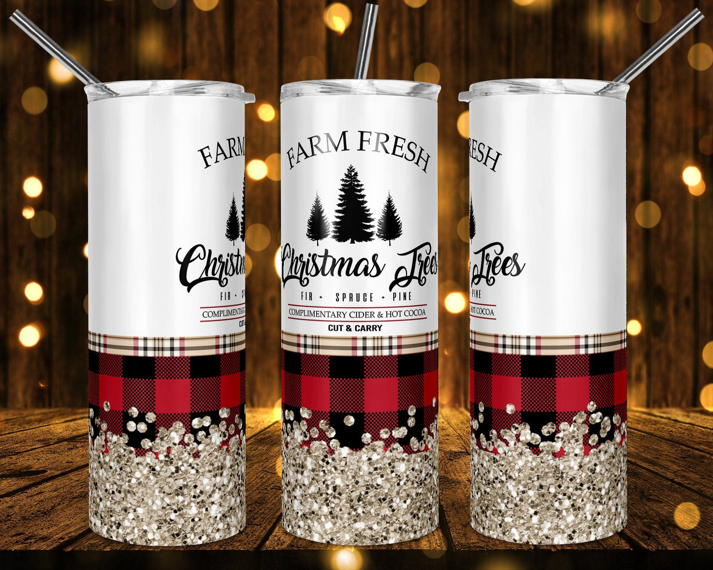 Farm Fresh Christmas Trees   Tumbler