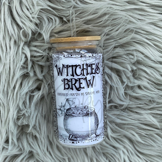 Witches Brew Glass Can