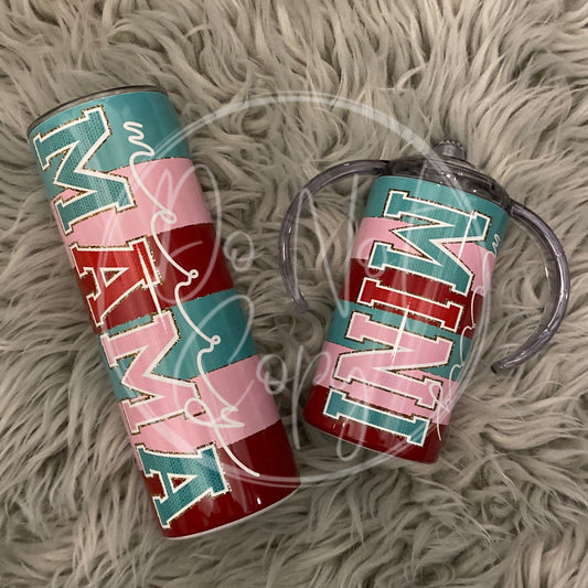 Merry Mama/Mini Tumbler Set