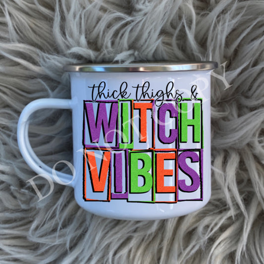 Thick thighs & witch vibes MUG