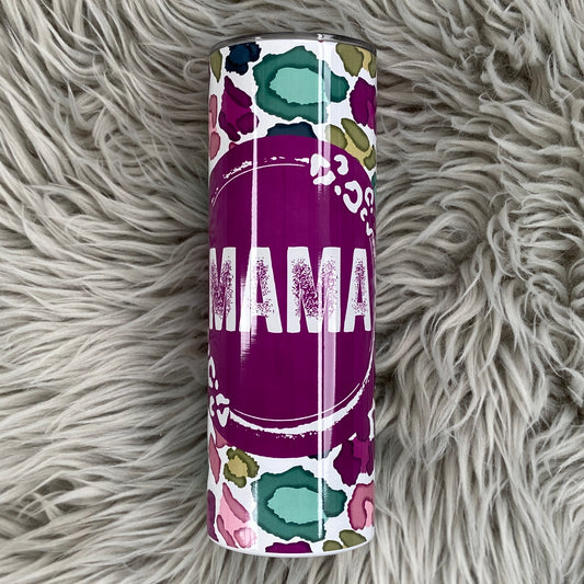 Mama colorful leopard Tumbler